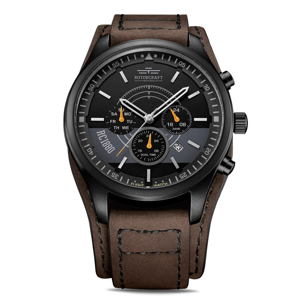 Rotorcraft Mayday RC6001 Multifunction Dual time watch