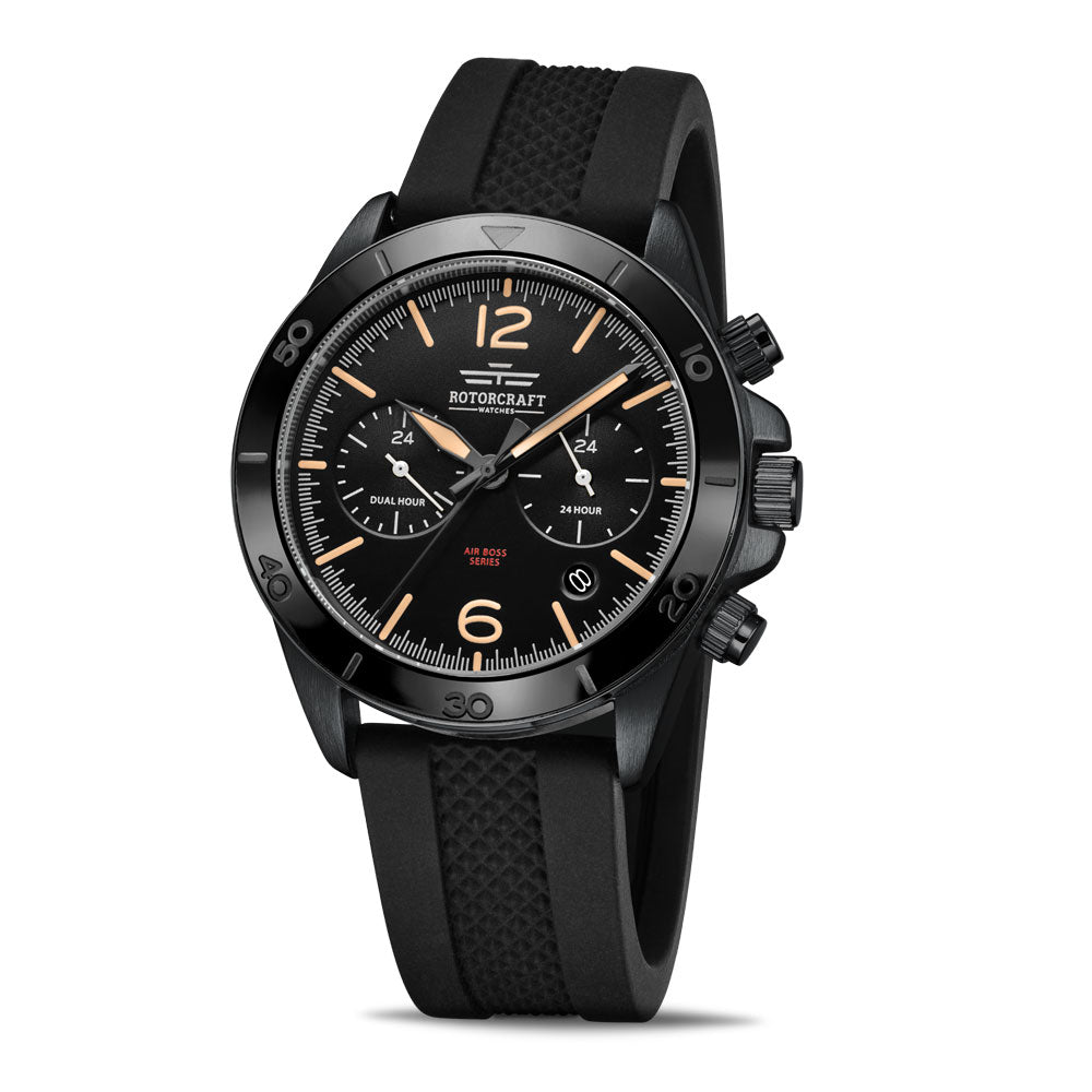 Rotorcraft Air Boss RC1203 Multifunction Dual time watch