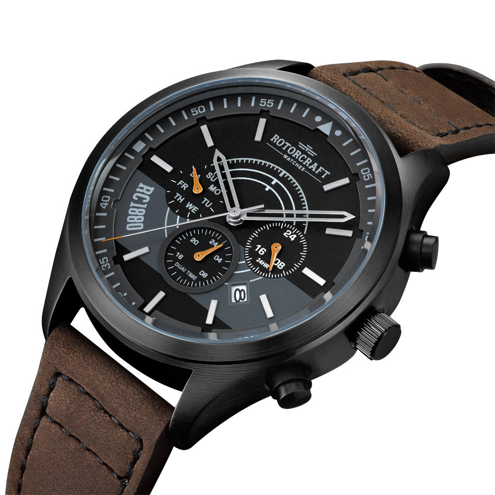 Rotorcraft Mayday RC6002 Multifunction Dual time watch